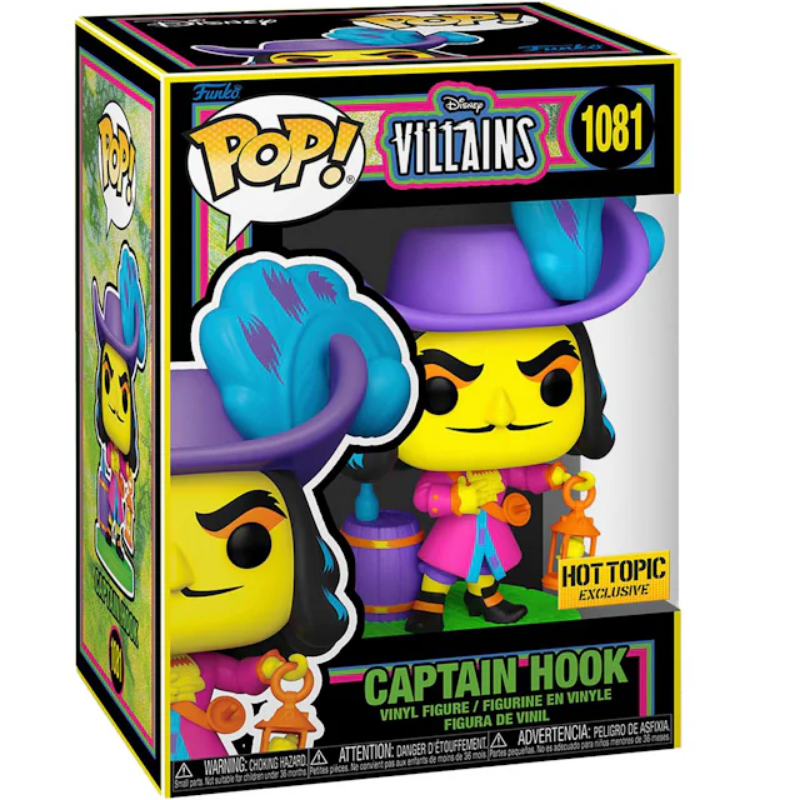 Blacklight Captain Hook Hot Topic Exclusive