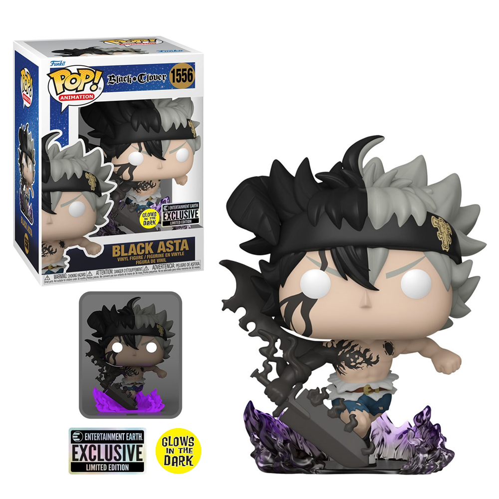 Black Asta GITD Entertainment Earth Exclusive