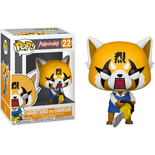 Aggretsuko with Chainsaw