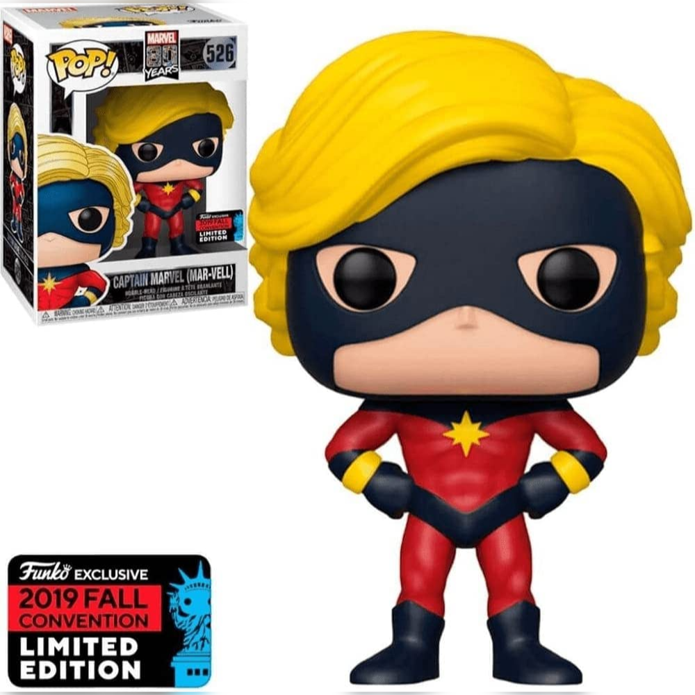 Captain Marvel 2019 convention exc 80th Anniversary