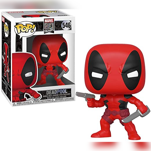 Deadpool with sword and gun 80th Anniversary