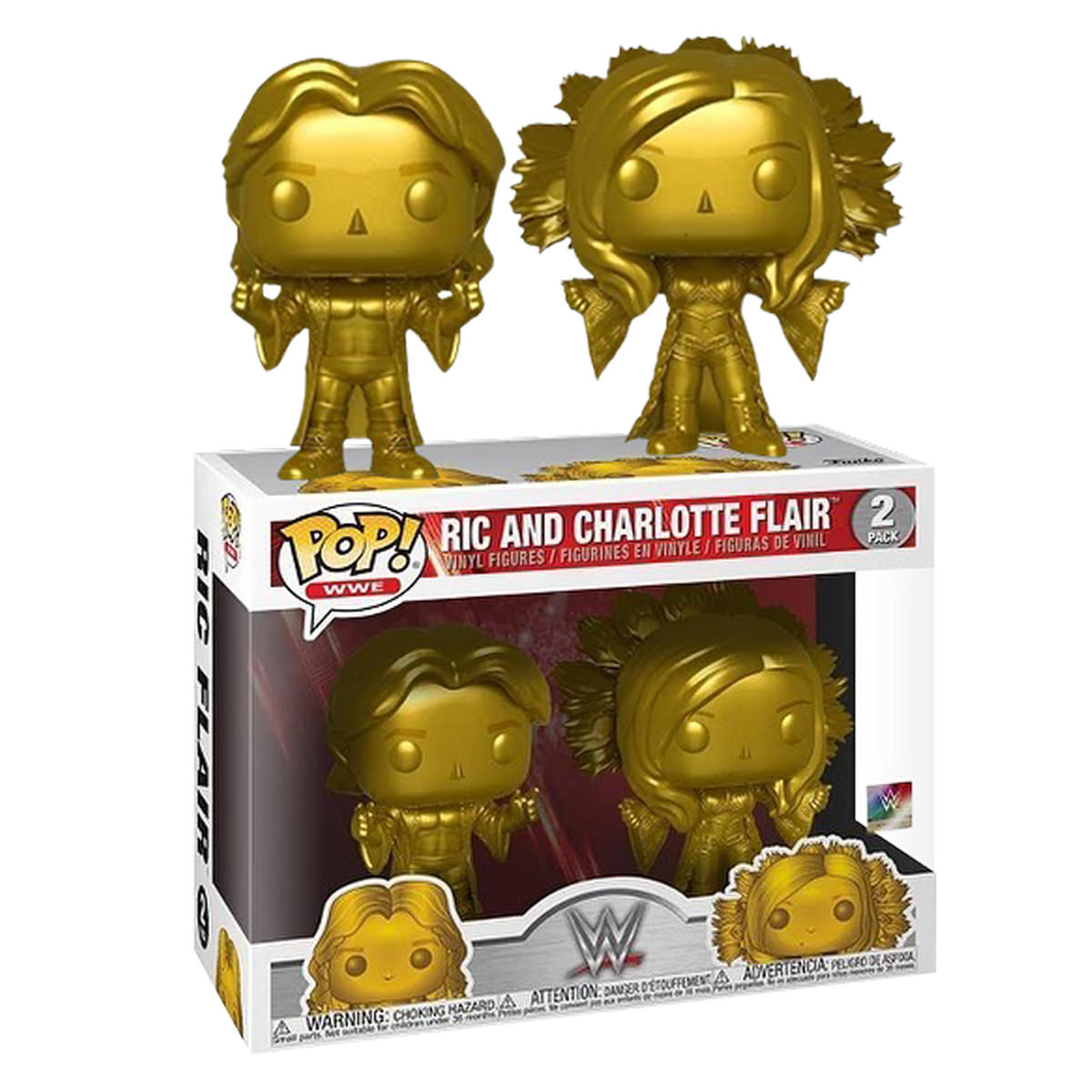 WWE Ric & Charlotte Flair (Gold) International Exclusive